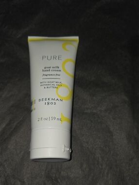 Beekman 1802 Pure Goat Milk Hand Cream - White & Yellow Accents